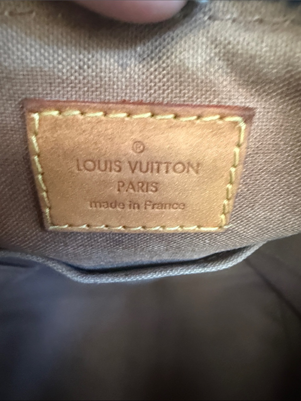Louis Vuitton Brown Monogram Palermo PM Canvas Tote Bag - Picture 5 of 9